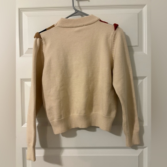 THML Varsity Ruffle Detail Sweater - Picture 3 of 4